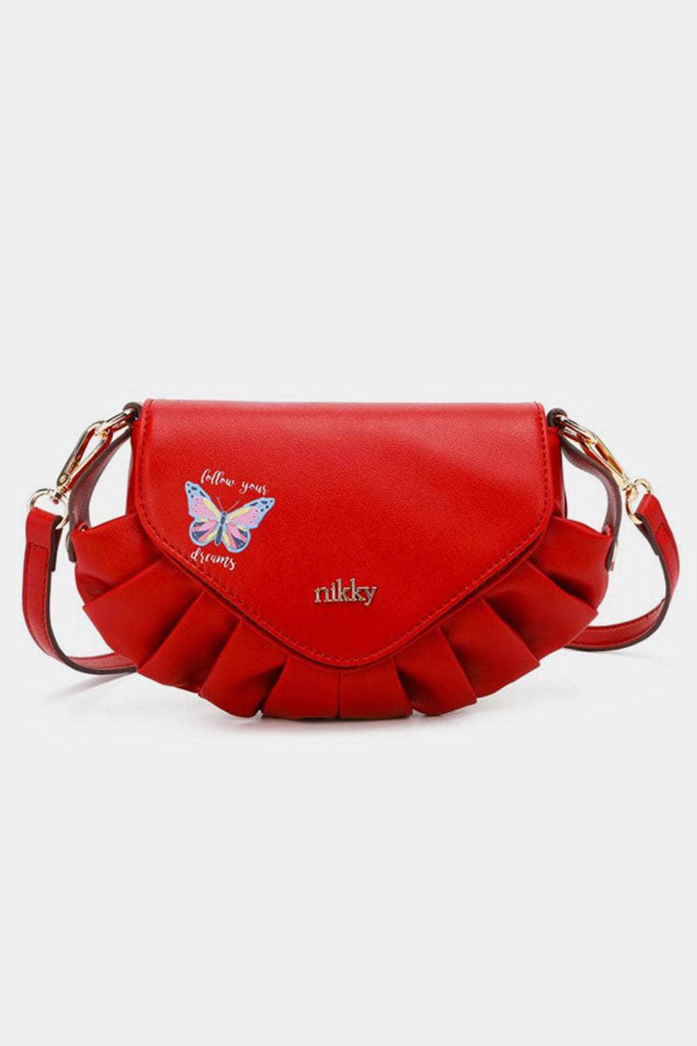 Nicole Lee USA Graphic Crossbody Bag Red / One Size