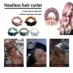 No Heat Silk Sleep Hair Curler Roller