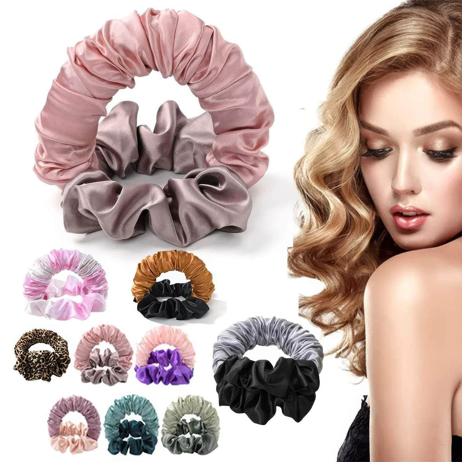 No Heat Silk Sleep Hair Curler Roller