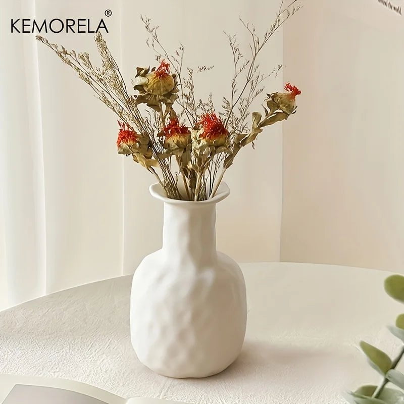 Nordic Circular Hollow Ceramic Vase Home Decor Gift