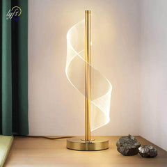 Nordic LED Table Lamp: Dimmable Touch Switch, Bedroom Bedside Light, Modern Living Room Hotel Decor Desk Lamp