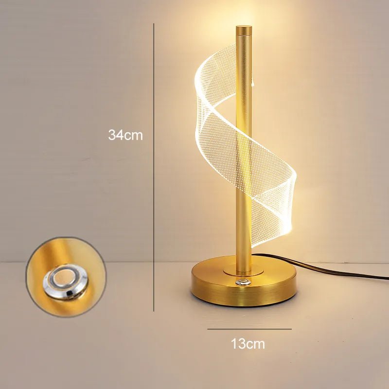 Nordic LED Table Lamp: Dimmable Touch Switch, Bedroom Bedside Light, Modern Living Room Hotel Decor Desk Lamp EU Plug / Touch Switch / 3 Light Color