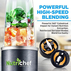 NutriChef Power Pro Digital Blender for Professional Home Kitchen US plug / United States