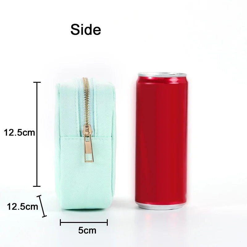 Nylon Mini Makeup Bag Waterproof Zipper Pouch