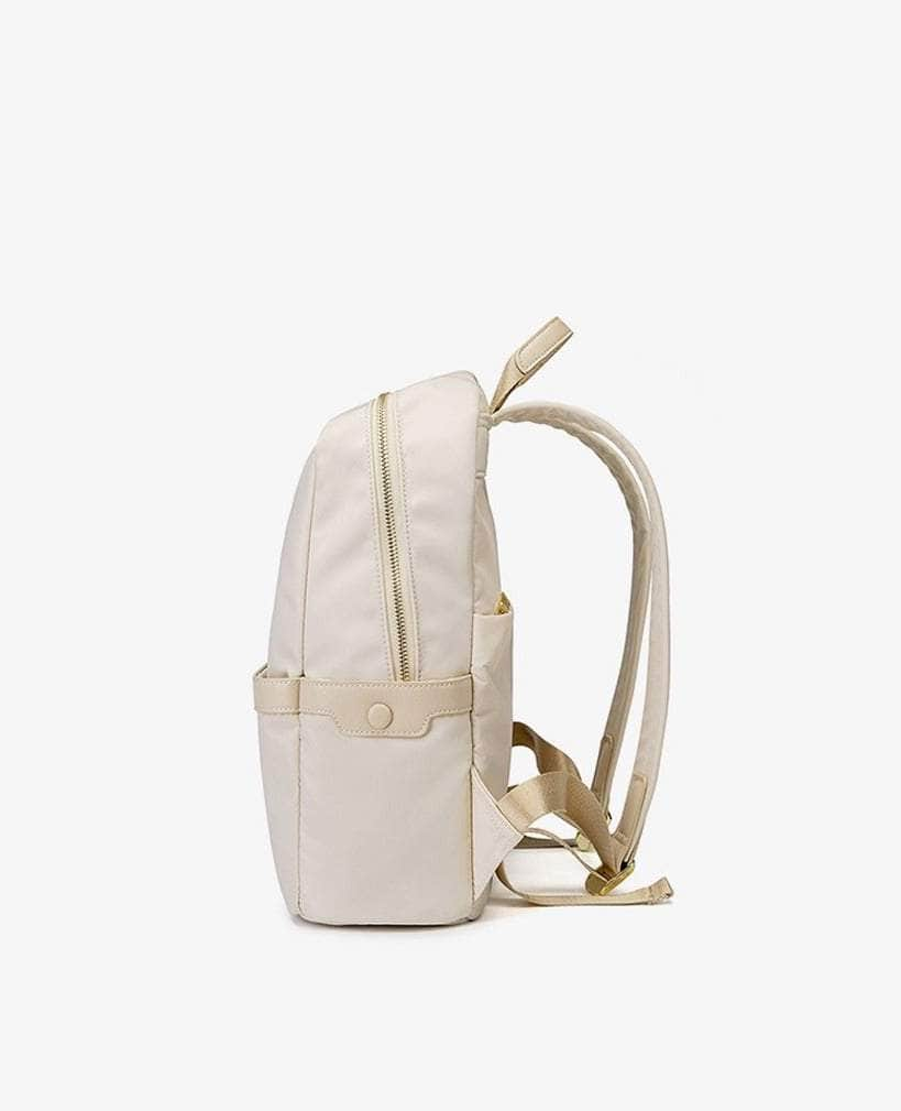 Nylon Monochrome Waterproof Backpack