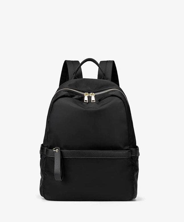 Nylon Monochrome Waterproof Backpack