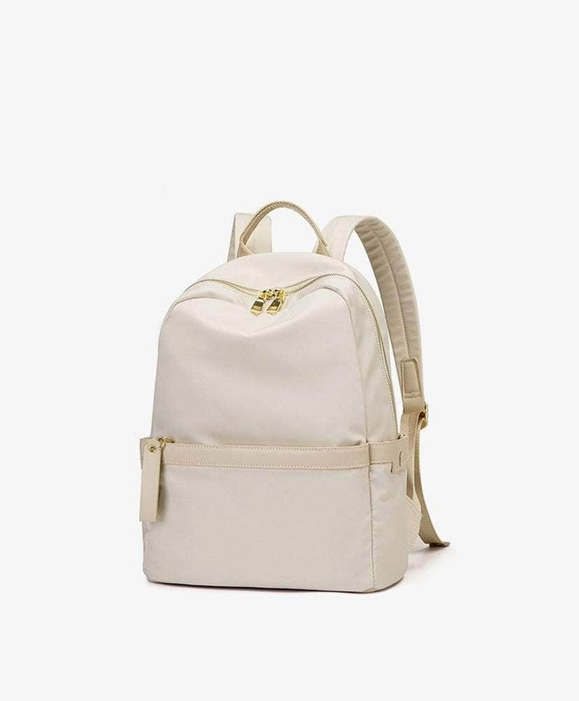 Nylon Monochrome Waterproof Backpack