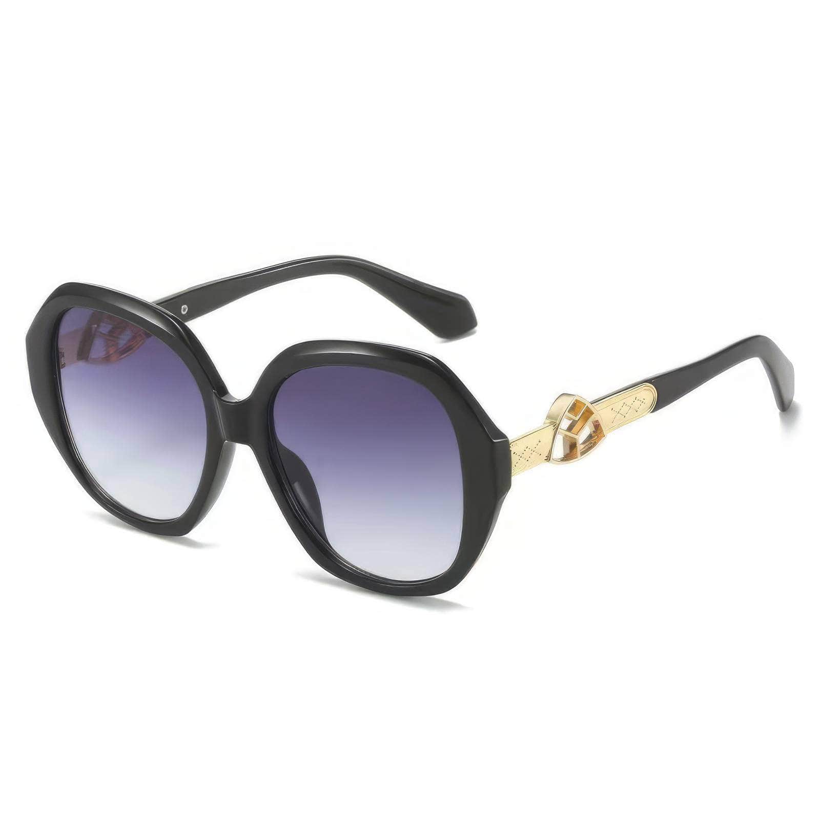 Oval Triangle Frame Sunglasses