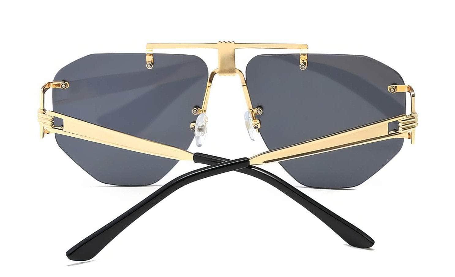 Oversize Rimless Sunglasses