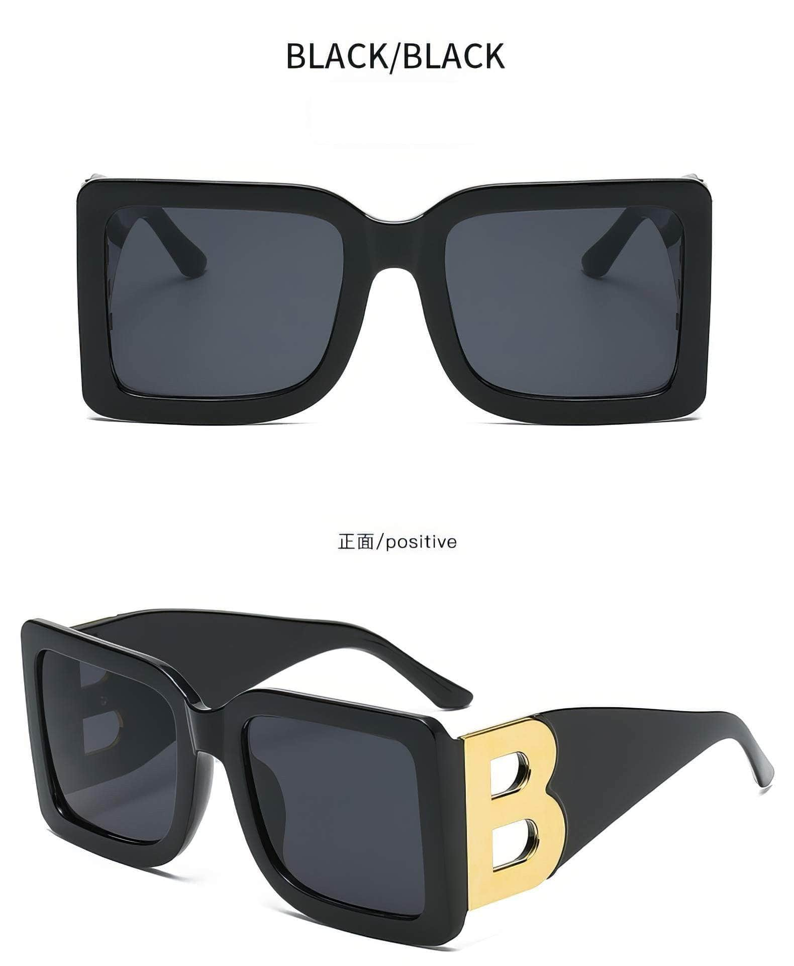 Oversized Square Frame Sunglasses