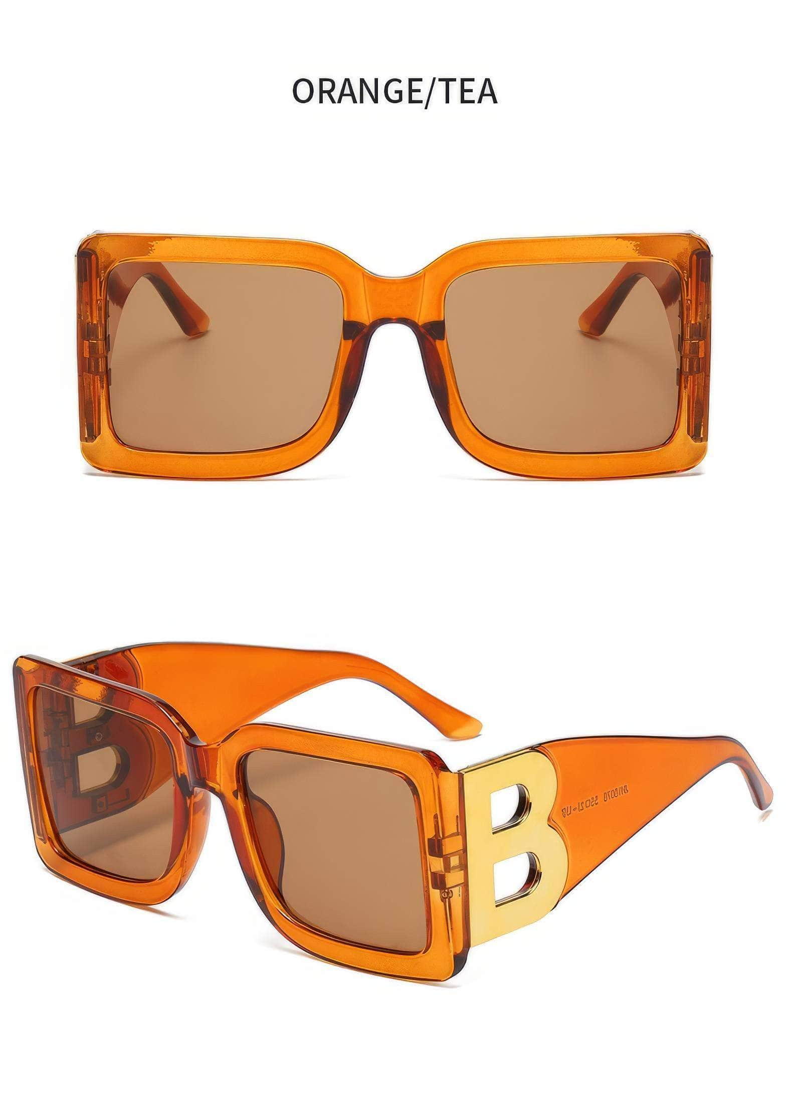 Oversized Square Frame Sunglasses