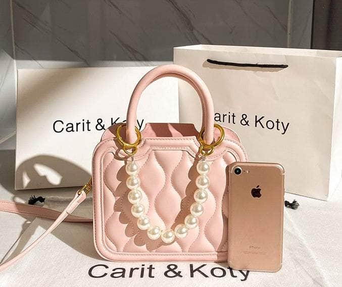 Pearl-Adorned Dainty Petite Bag