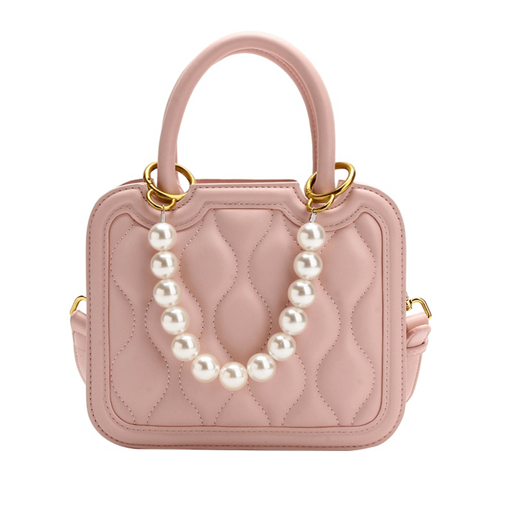 Pearl-Adorned Dainty Petite Bag