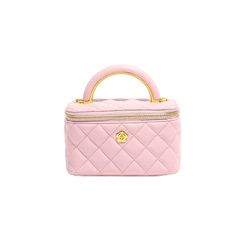 Petite Quilted Box Shaped Vanity Handbag