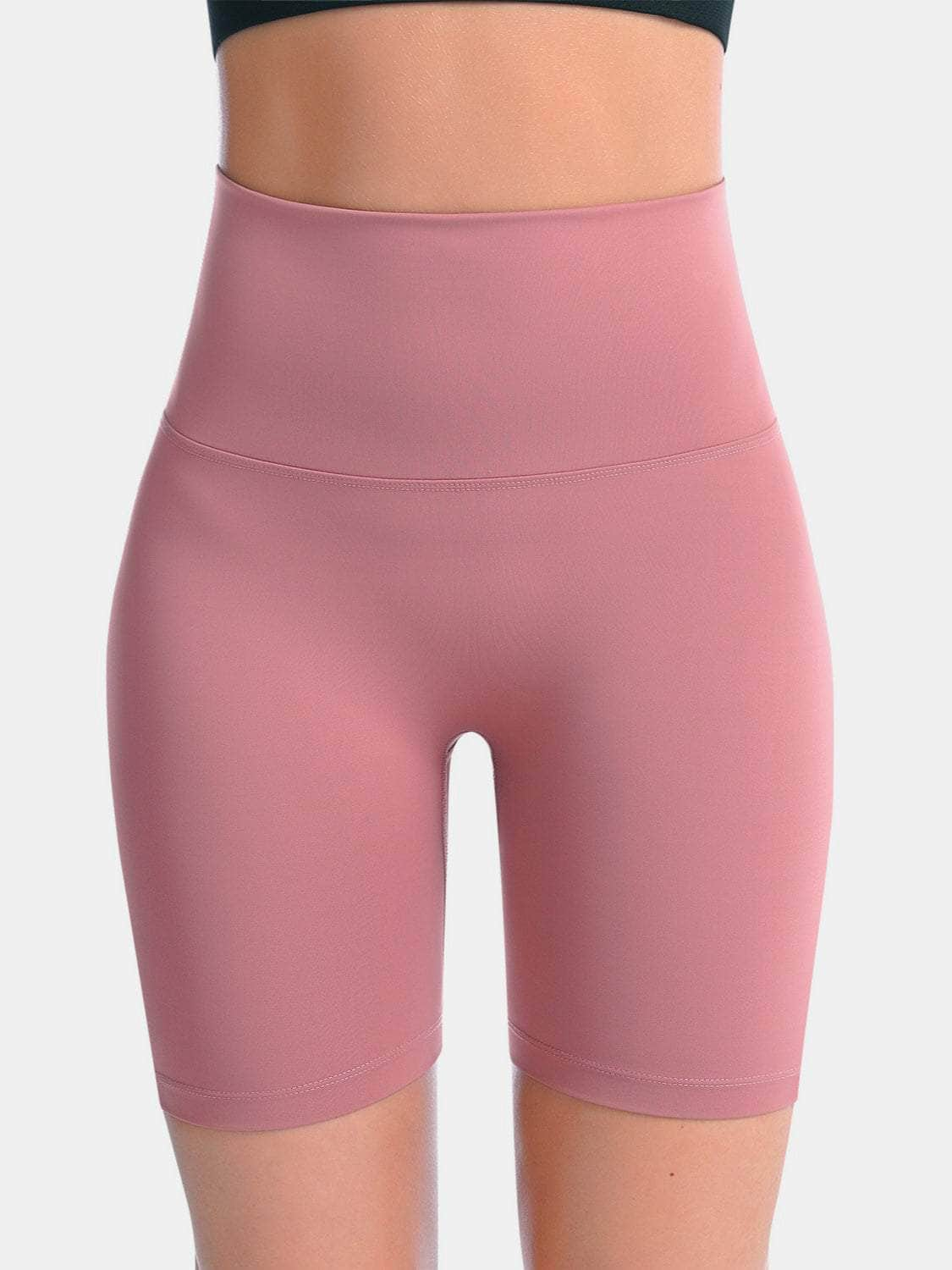 Pocketed High Waist Active Shorts Moonlit Mauve / S