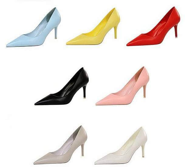 Pointed Toe Stiletto Court Pumps