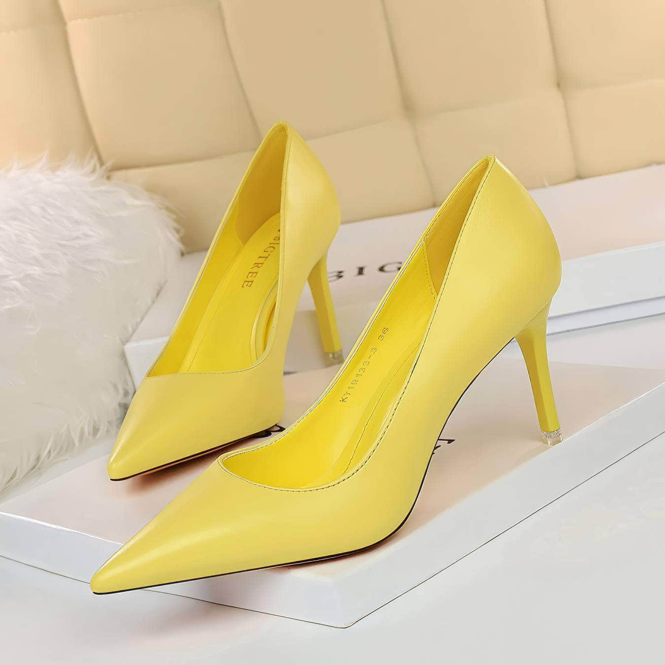 Pointed Toe Stiletto Court Pumps