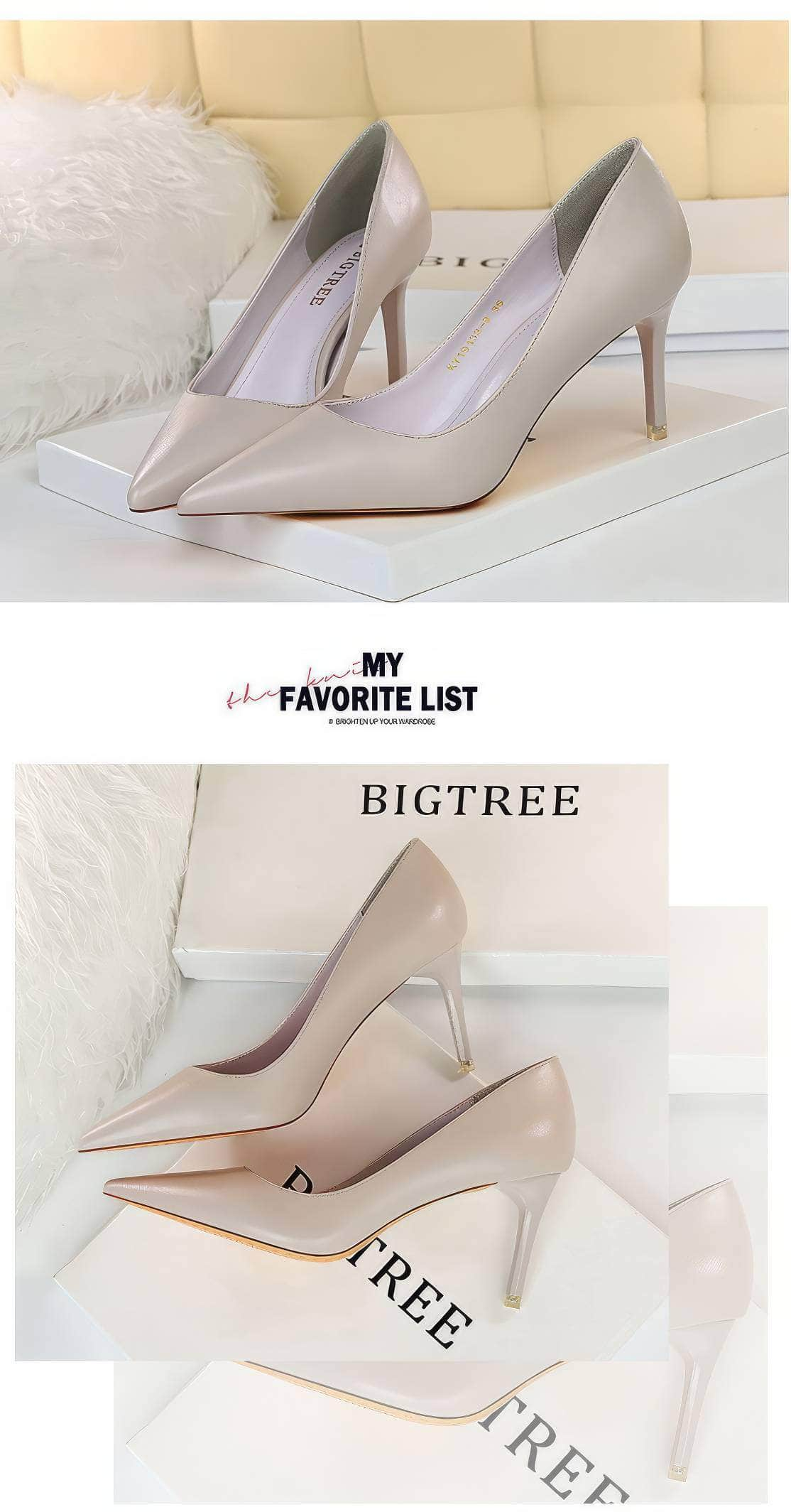 Pointed Toe Stiletto Court Pumps