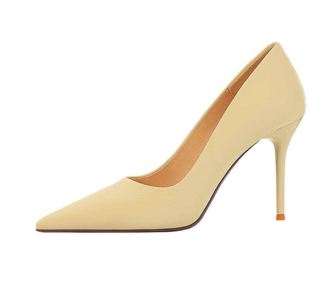 Pointy Ruched Detailed Stiletto Heels