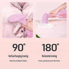 Portable 1500W Garment Steamer - Fast-Heat, 280ml Handheld Fabric Steamer for Home and Travel