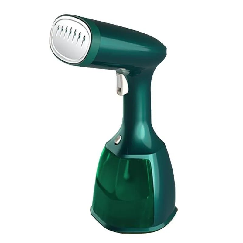 Portable 1500W Garment Steamer - Fast-Heat, 280ml Handheld Fabric Steamer for Home and Travel European regulations / green