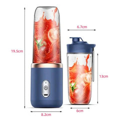 Portable 40W Mini Juice Blender Quick 21000 RPM Stainless Steel Blades Rechargeable