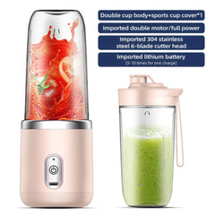 Portable 40W Mini Juice Blender Quick 21000 RPM Stainless Steel Blades Rechargeable