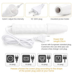 Portable High-Frequency Skin Therapy Wand: Acne Treatment, Skin Tightening, Wrinkle Reduction