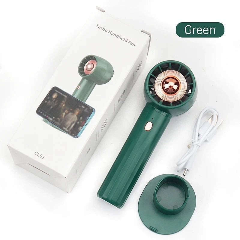 Portable Lashes Fan - Handheld, Small, USB Charging, Dedicated Dryer for Eyelash Glue, Essential for Eyelash Extension Supplies and Makeup Tools green