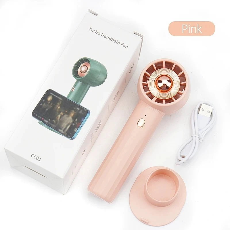 Portable Lashes Fan - Handheld, Small, USB Charging, Dedicated Dryer for Eyelash Glue, Essential for Eyelash Extension Supplies and Makeup Tools pink