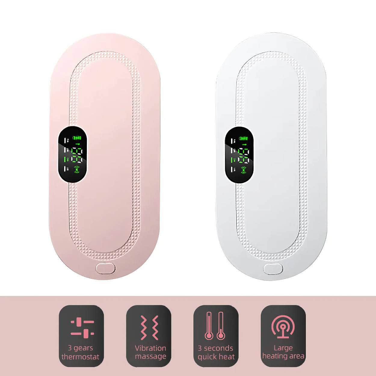 Portable Menstrual Heating Pad: Warm Palace Waist Belt for Period Cramp Relief and Dysmenorrhea Massage