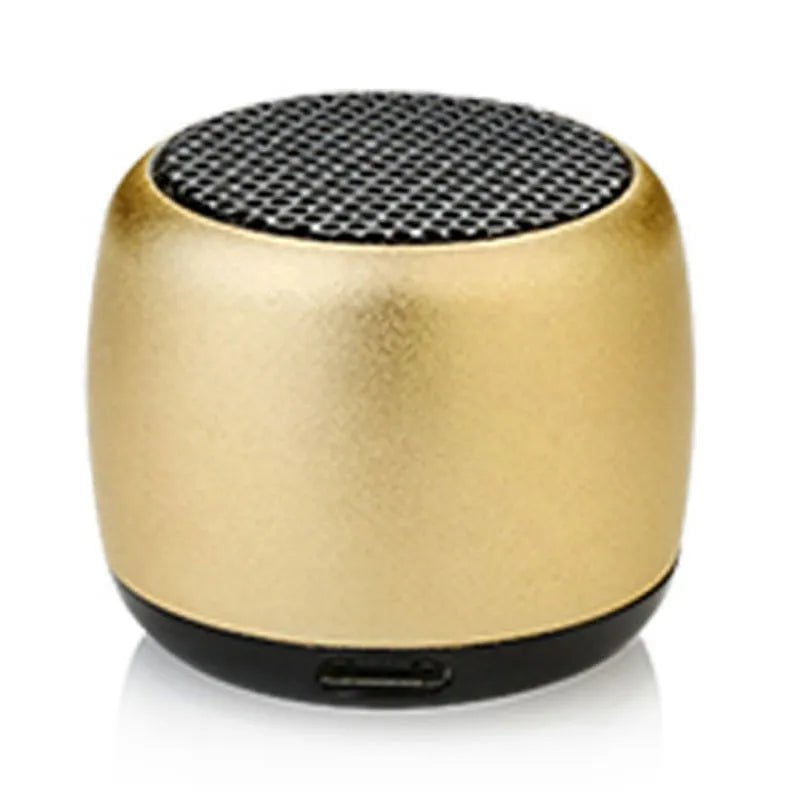 Portable Mini Bluetooth Speaker: High-Quality Sound Gold(AE存量)