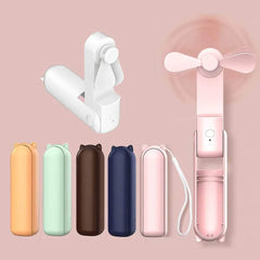 Portable Mini Handheld Fan, Three Speeds, USB Charging