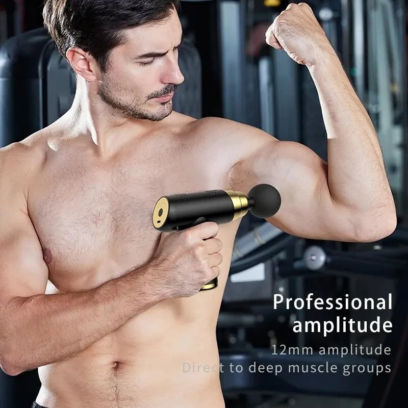 Portable Mini Massage Gun: Deep Tissue Muscle Relaxation for Body & Facial