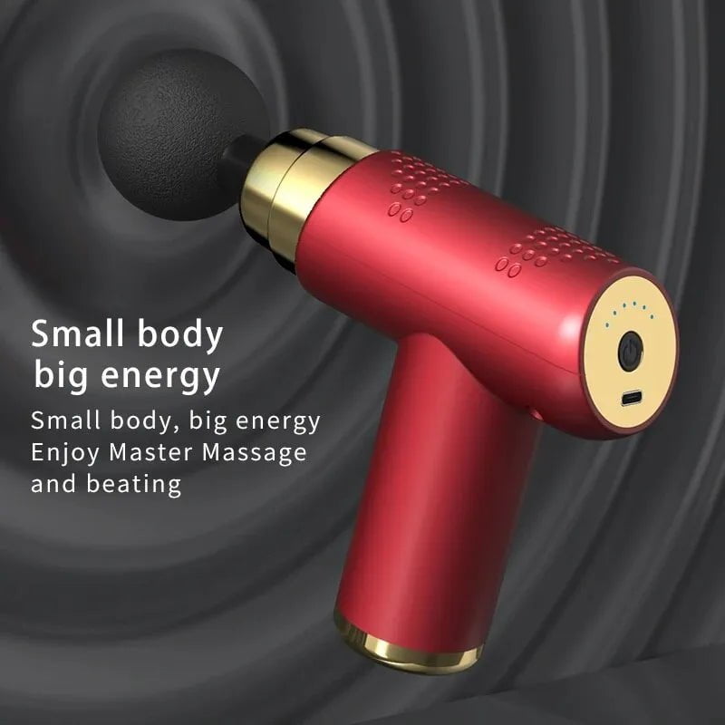 Portable Mini Massage Gun for Body & Facial Deep Tissue Muscle Relaxation