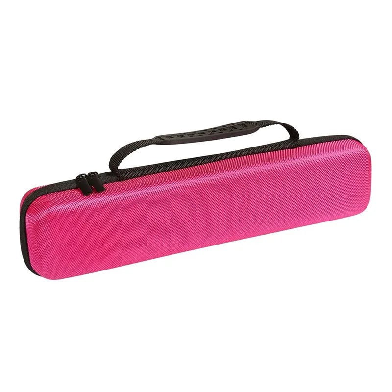 Portable Storage Bag for Hair Straighteners, Curling Irons and Hair Rollers Rose red