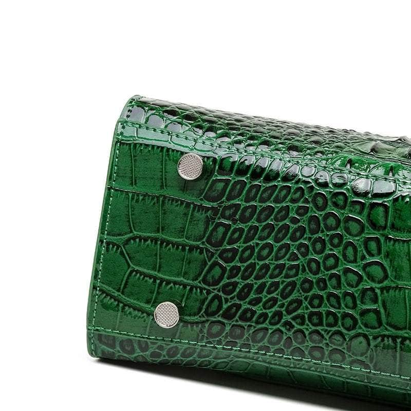 Premium Luxurious Crocodile Leather Handbag