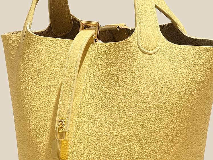 Premium Picotin Lock Leather Bag