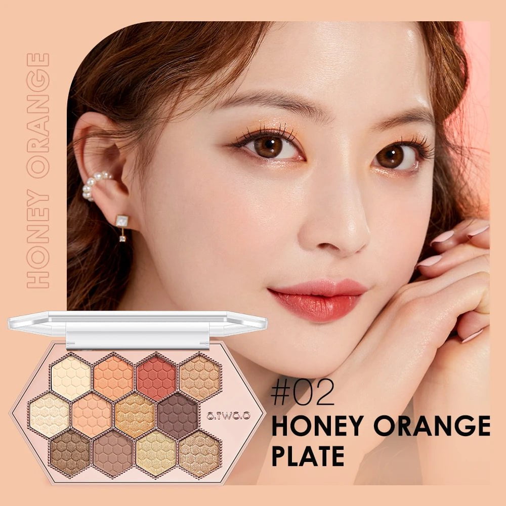 Professional Eyeshadow Palette: Glitter, Shimmer, Matte, Long Lasting, Waterproof, High Pigmented Eye Makeup Palette 02