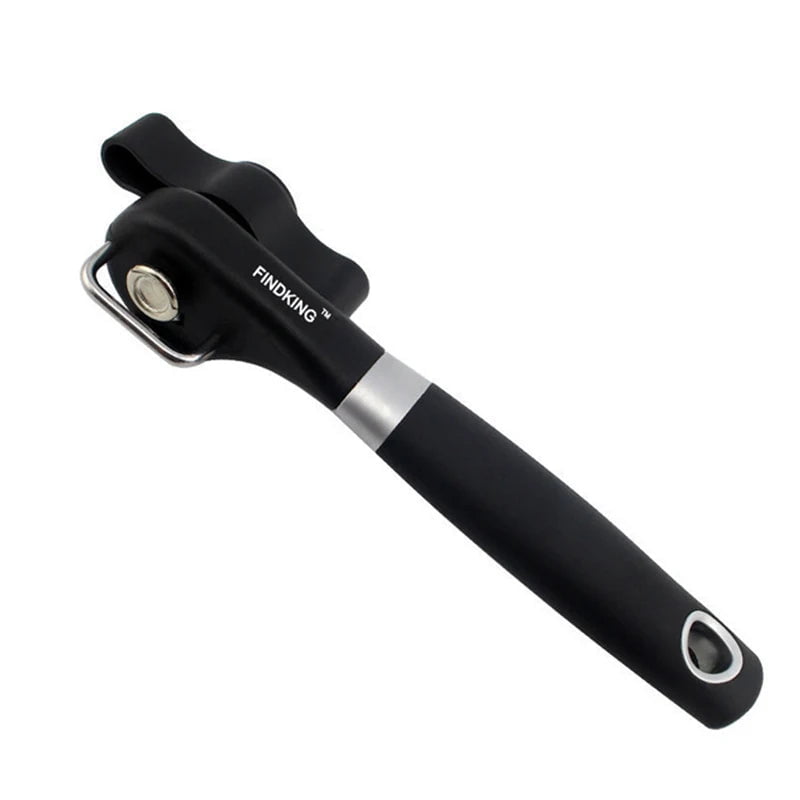 Professional Handheld Manual Stainless Steel Can Opener Straight handle