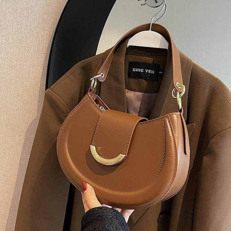 PU Leather Hobo Bag