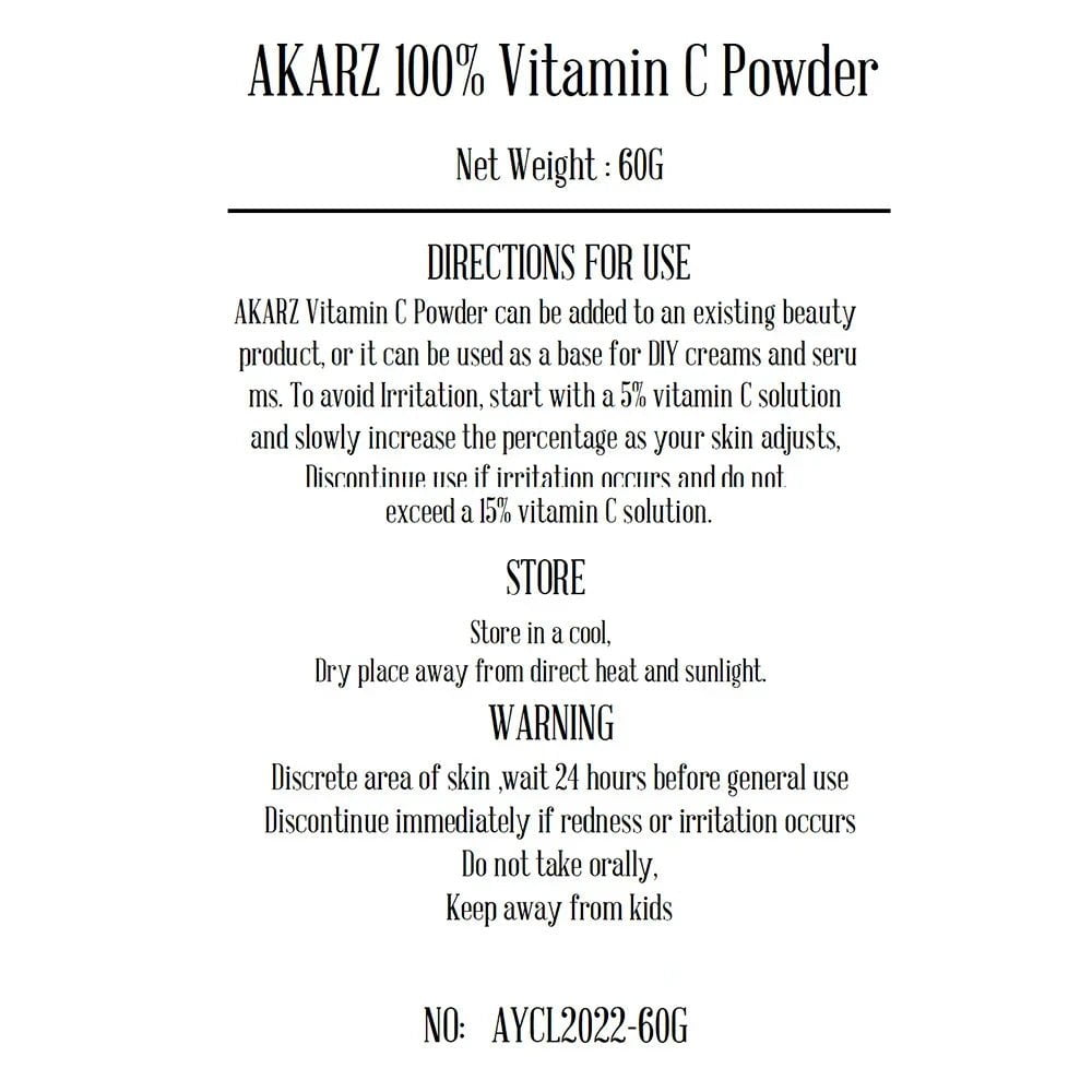 Pure Vitamin C Powder