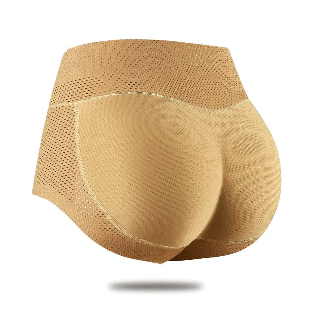 Push-Up Butt Lifter Shaper Panties - Hip Pads Control Underwear for Women Beige / S