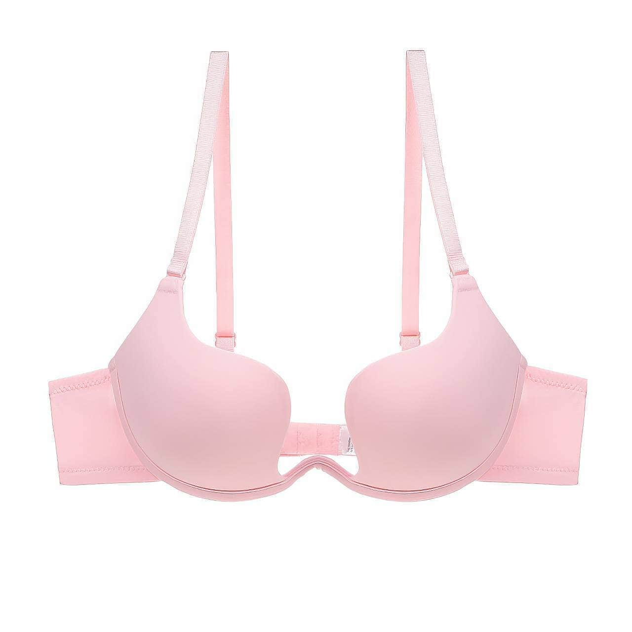 Push-Up Smooth Solid Color Bra