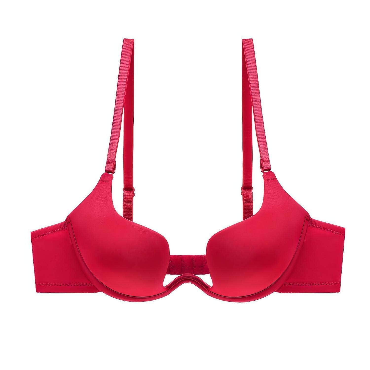 Push-Up Smooth Solid Color Bra
