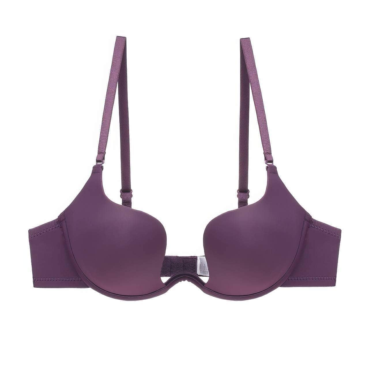 Push-Up Smooth Solid Color Bra