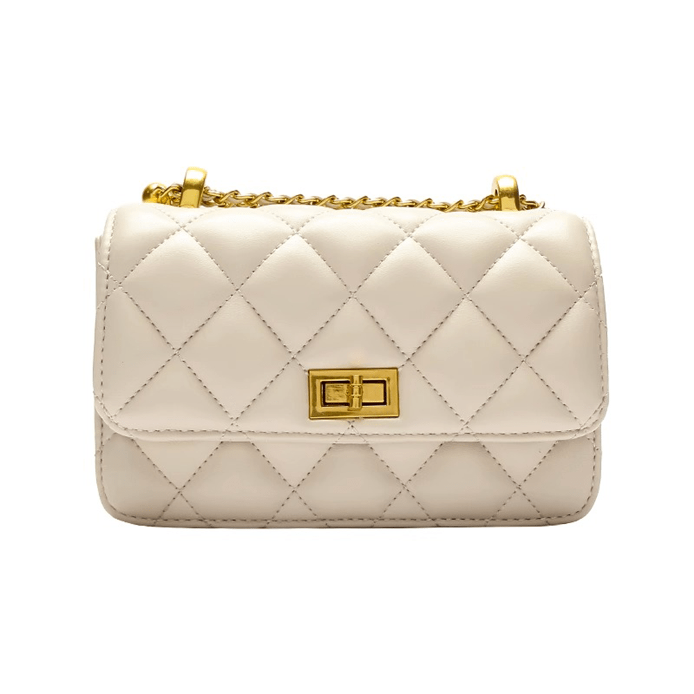 Quilted Tillie Flap Chain Bag