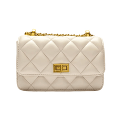 Quilted Tillie Flap Chain Bag