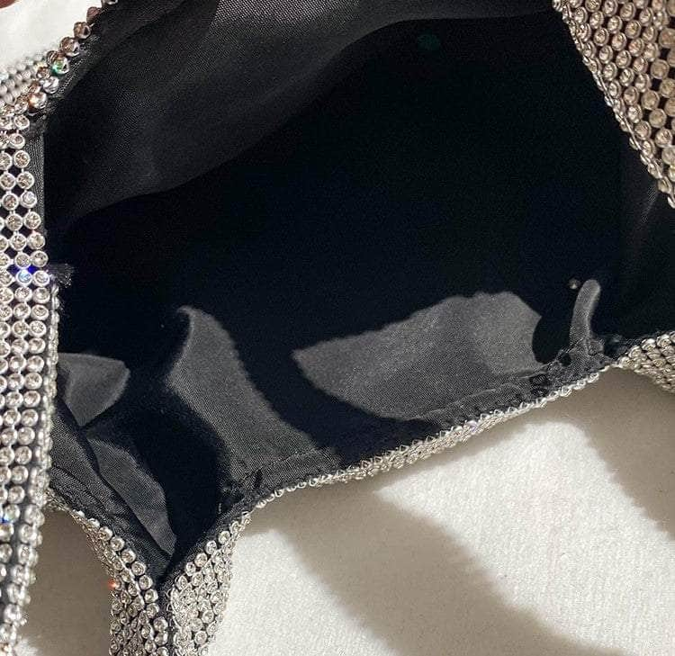 Radiant Crystal Embellished Tote Bag