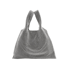 Radiant Crystal Embellished Tote Bag